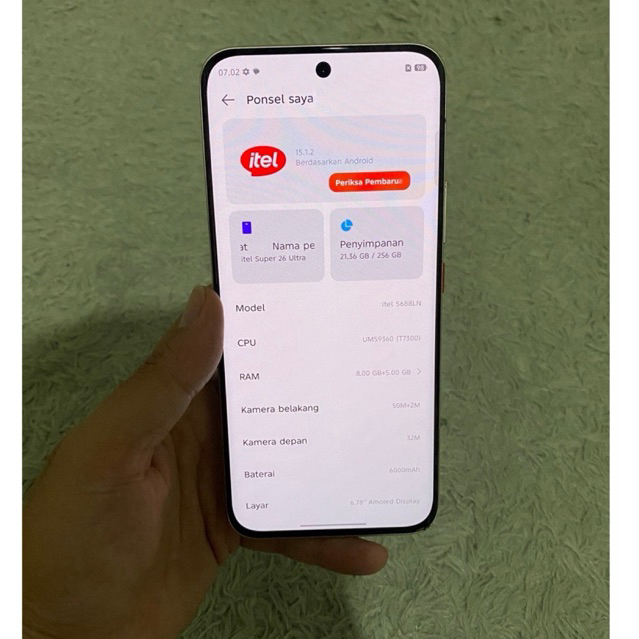 Smartphone Itel Super 26 Ultra 8/256gb