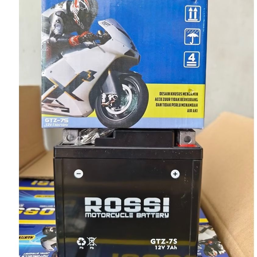 Aki Rossi type Gtz-7s 12v-7Ah/ 10 Hr