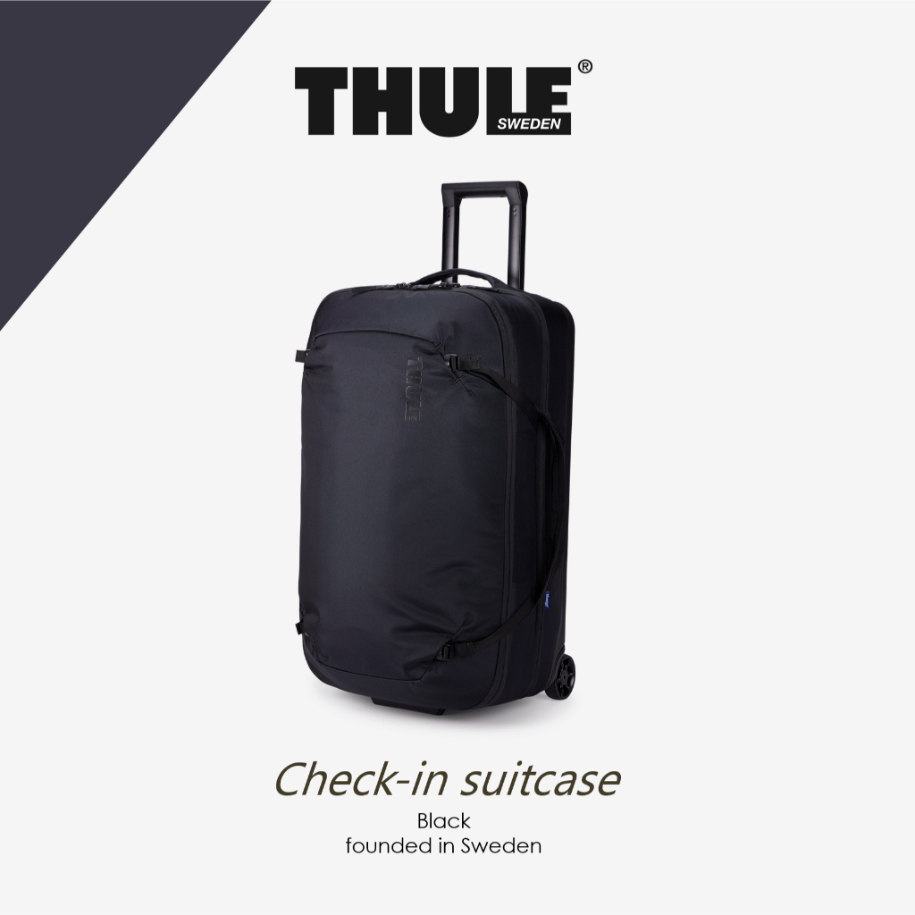 THULE Subterra 2 Check-in Suitcase Wheeled Duffel 70cm Black Original - Koper Tas Travel Premium Ant
