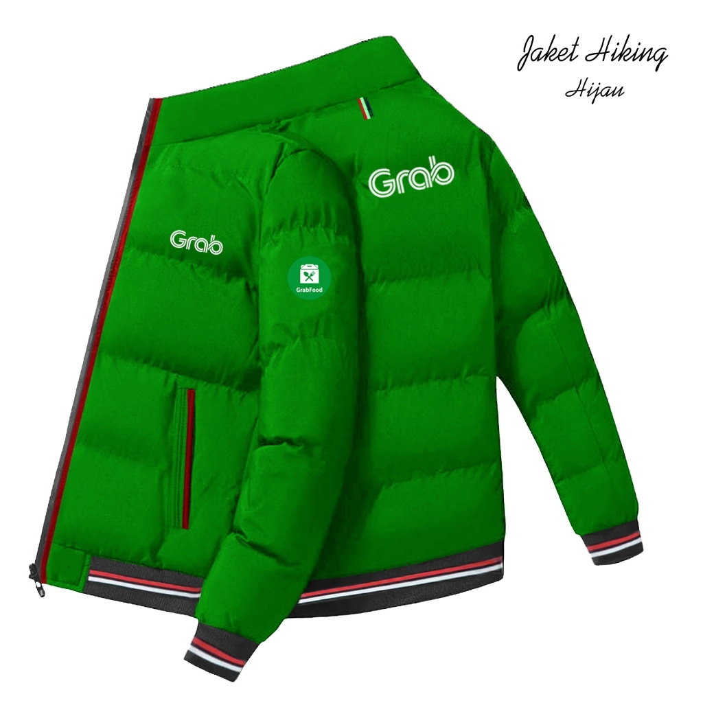 Jaket Grab Ojek Online Driver Pria Outdoor Motor