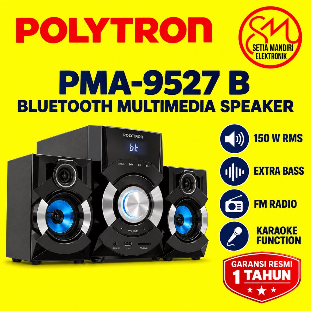 POLYTRON Multimedia Speaker PMA 9310 BG / PMA 9527 / PAS 8F12