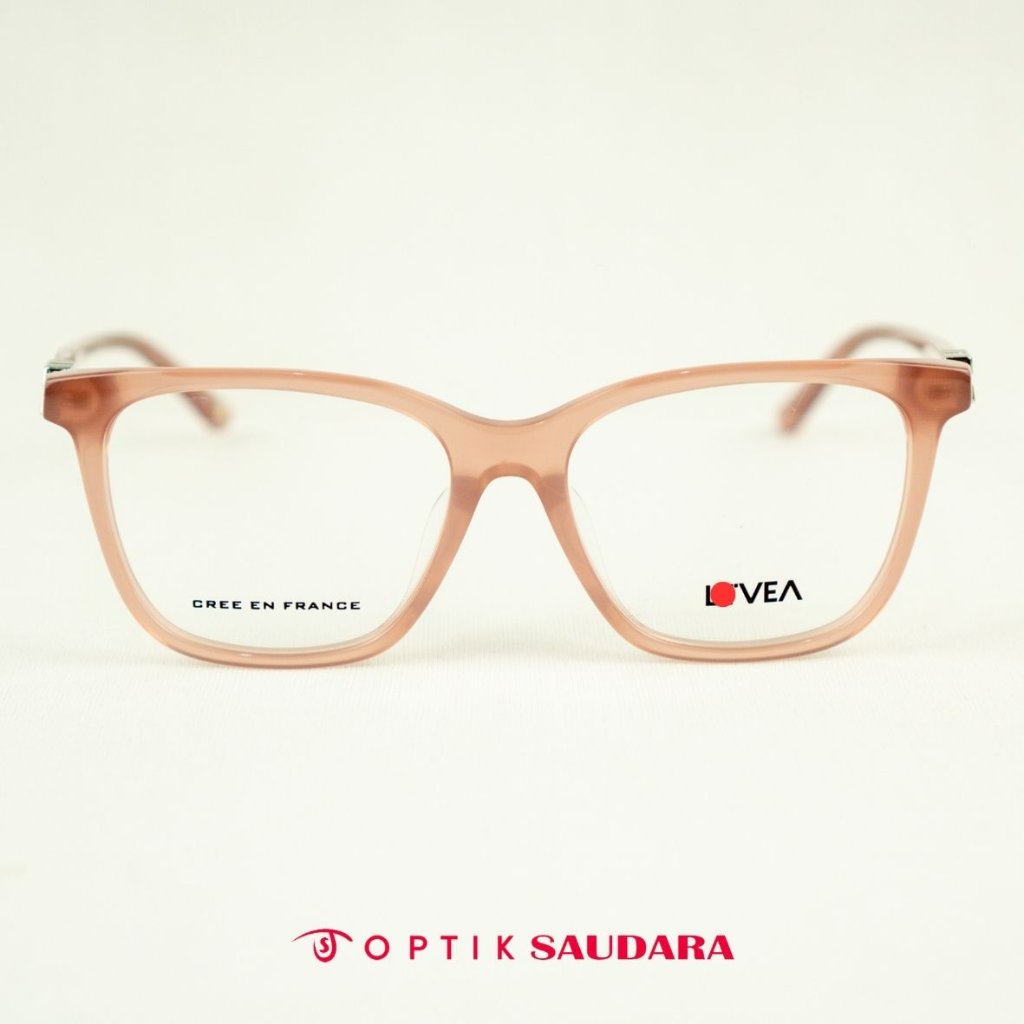 Optik Saudara - Kacamata Wanita Model Kotak Fashionable F LE1045 M.GPINK 53