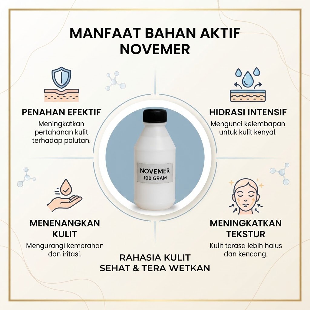 Bahan Novemer Pengental Premium Emulsifier Skincare HairCare 100 GRAM