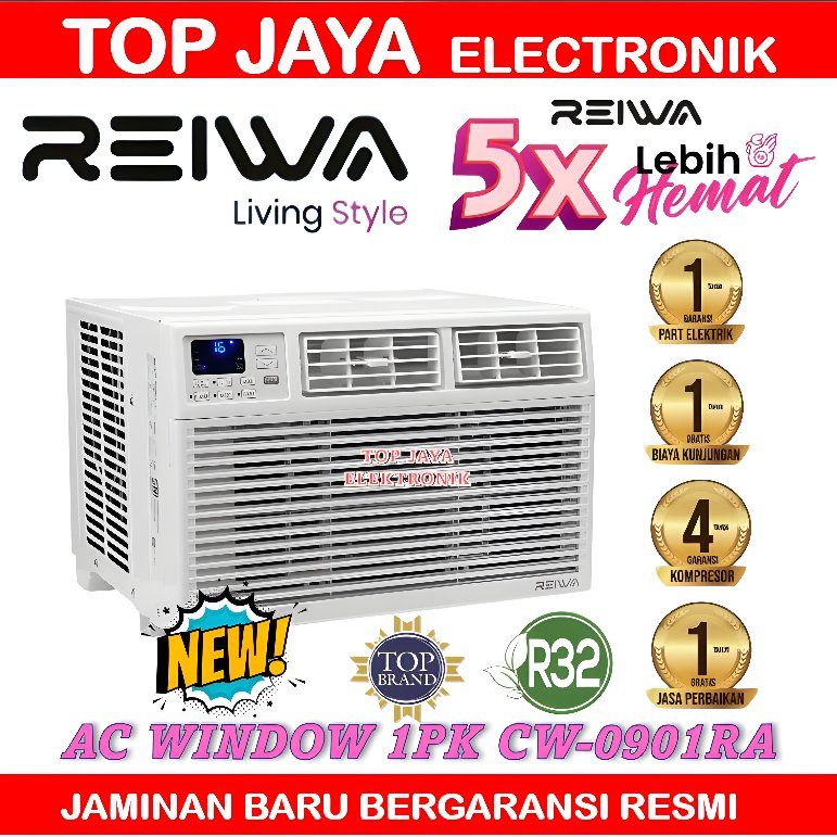 AC WINDOW REIWA 1PK/REIWA 1PK AC WINDOW CW-0901RA/REIWA AC WINDOW 1 PK/AC REIWA 1 PK NEW SERIES BERG