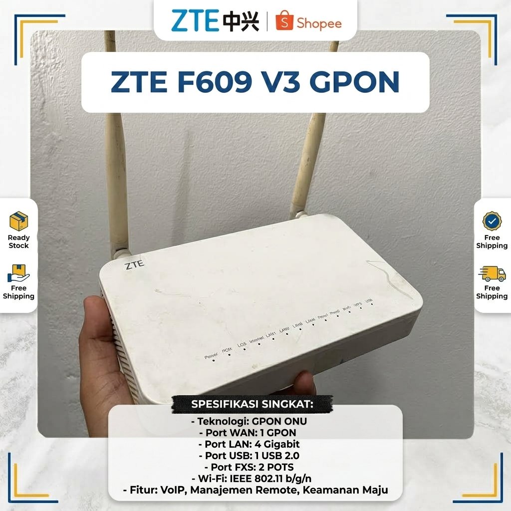ZTE F609 GPON