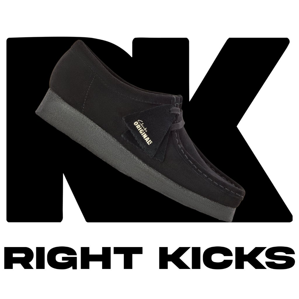 Clarks Originals Wallabee Black Suede WMNS