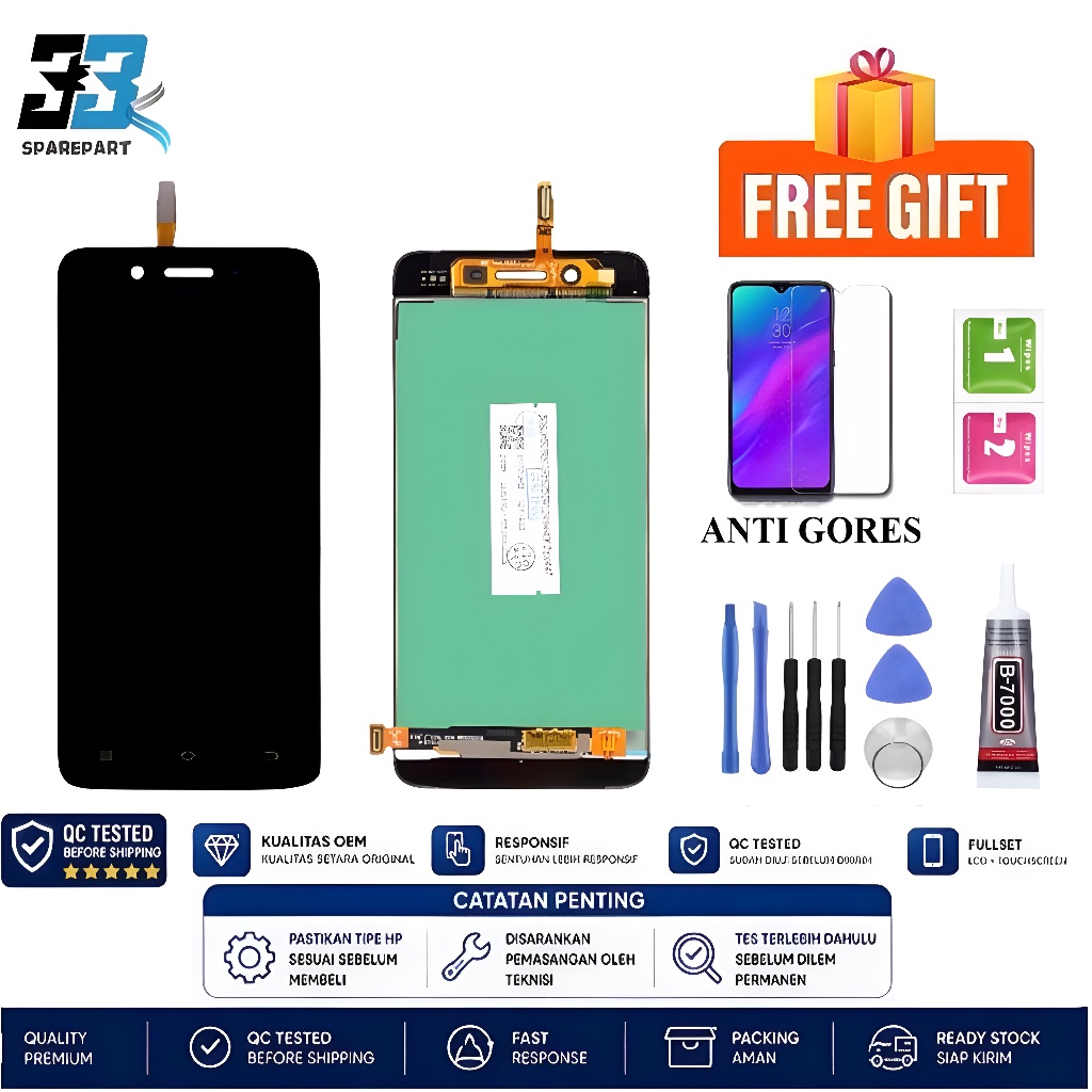 LCD TOUCHSCREEN VIVO Y53 / 1606 ORI LCD FULLSET