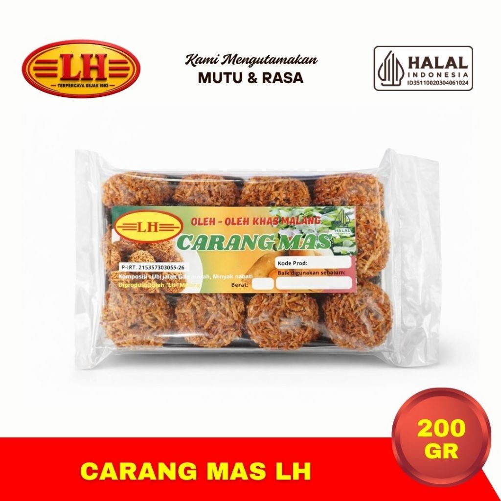 LH Carang Mas Camilan Tradisional Khas Malang 200gr