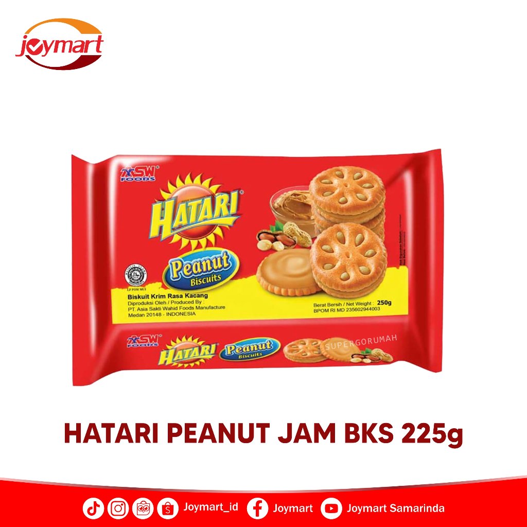 Hatari Biskuit Selai Nanas // Selai Kacang Bks 250g