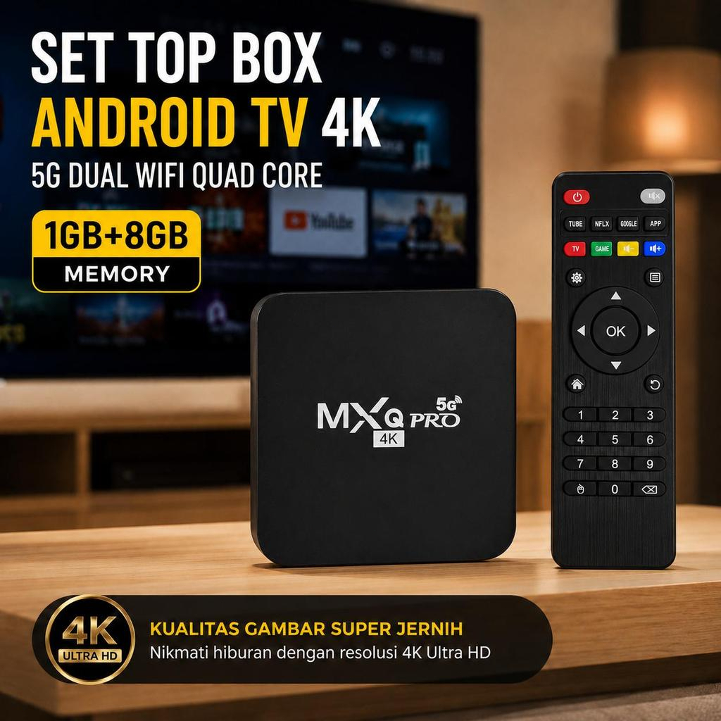 Android Set Top TV BOX RAM 8+128GB Bluetooth Tv Box Android  Support 4K/8K Smart Tv Box