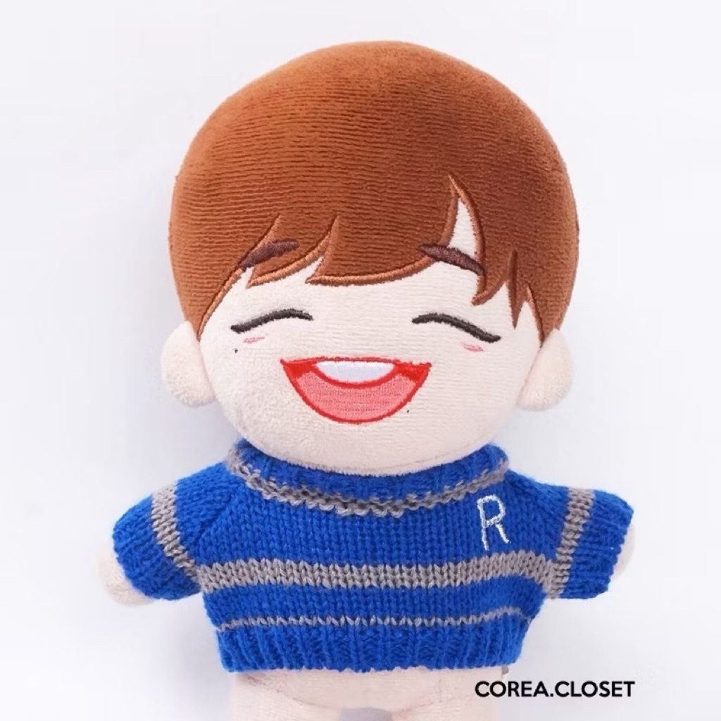 Baju Boneka 20cm upset boneka Kpop Doll Clothes Outfit - Harry Potter Hogwarts Knit Sweater  BIRU, K