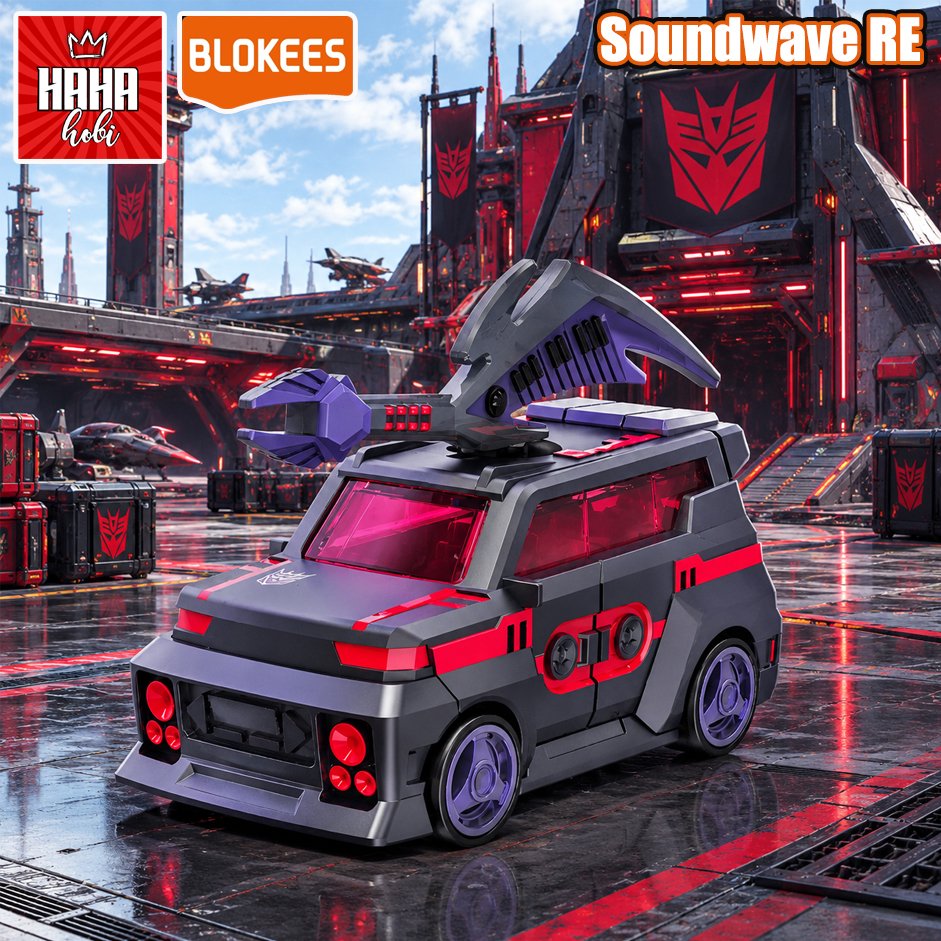 Blokess Wheels C04 Action Figure Transformers Soundwave RE - Buluke Wheels C04 Blukis Lego Diecast