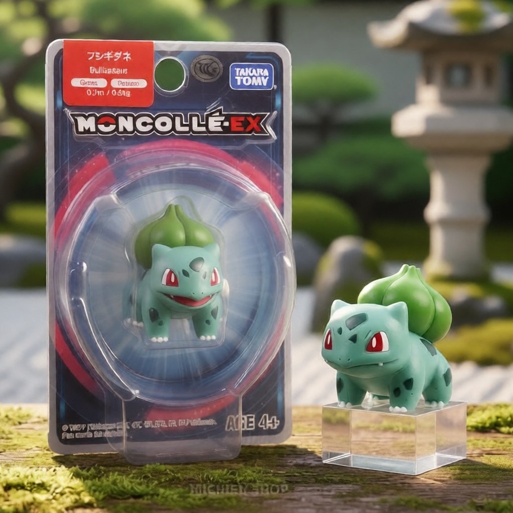 Pokemon Moncolle Ex-EMC 15 - Bulbasaur Takara Tomy