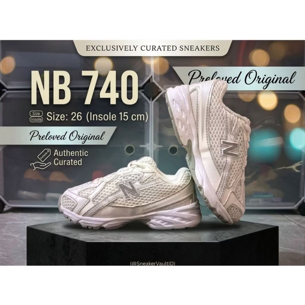 Sepatu Anak Preloved/Second Kids NB 740 Size 26