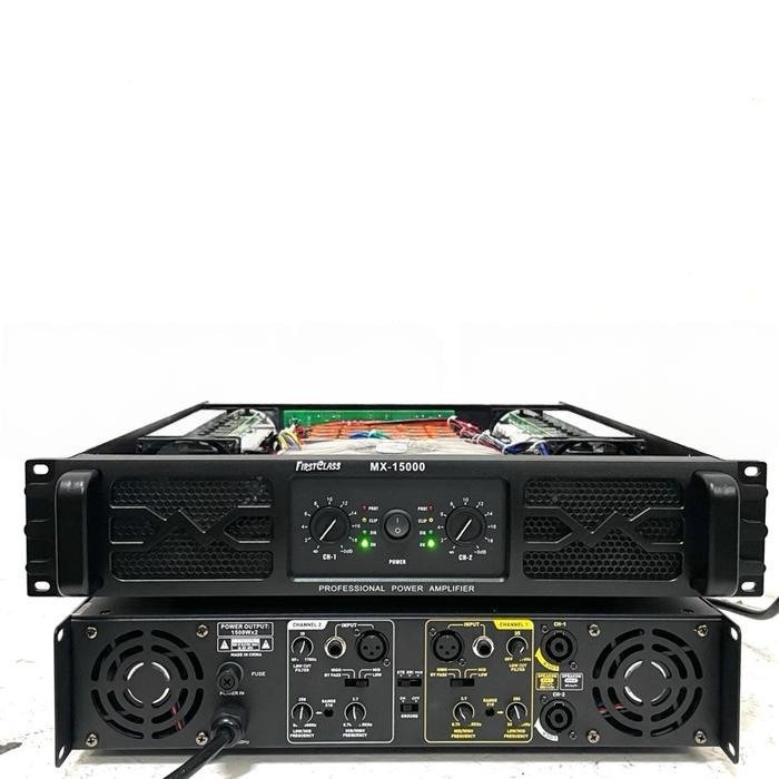 Power Ampli Amplifier FirstClass MX15000 MX-15000 MX 15000 Original 2 Chanel Class H 1500 Watt Panel