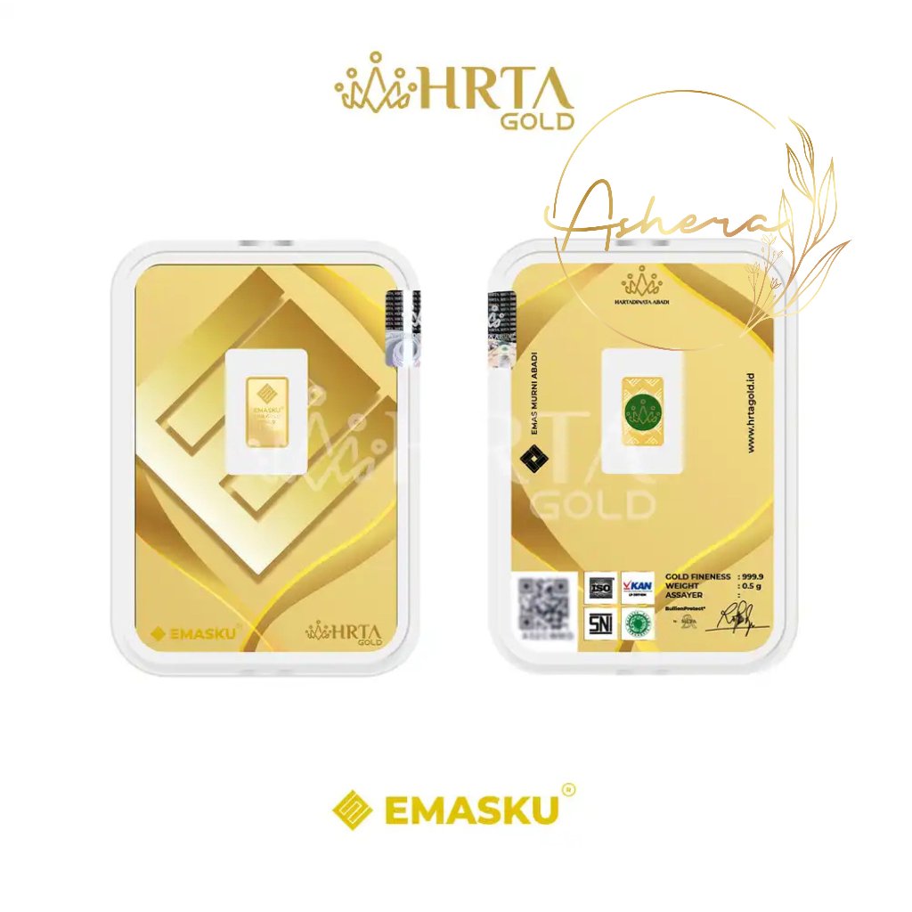 AsheraGold EMASKU Hartadinata 0,5 1 dan 2 Gram LM LA Emas Logam Mulia