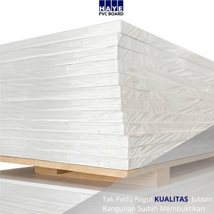 PROMO PVC Board HAYE Potongan 3, 5, 9 mm 122 X 244 CMFoam Board Triplek Gipsum Gypsum Anti Air Anti 
