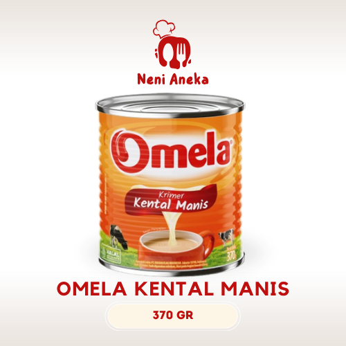 Susu Kental Manis Omela SKM Kaleng Susu Omela - 370gr