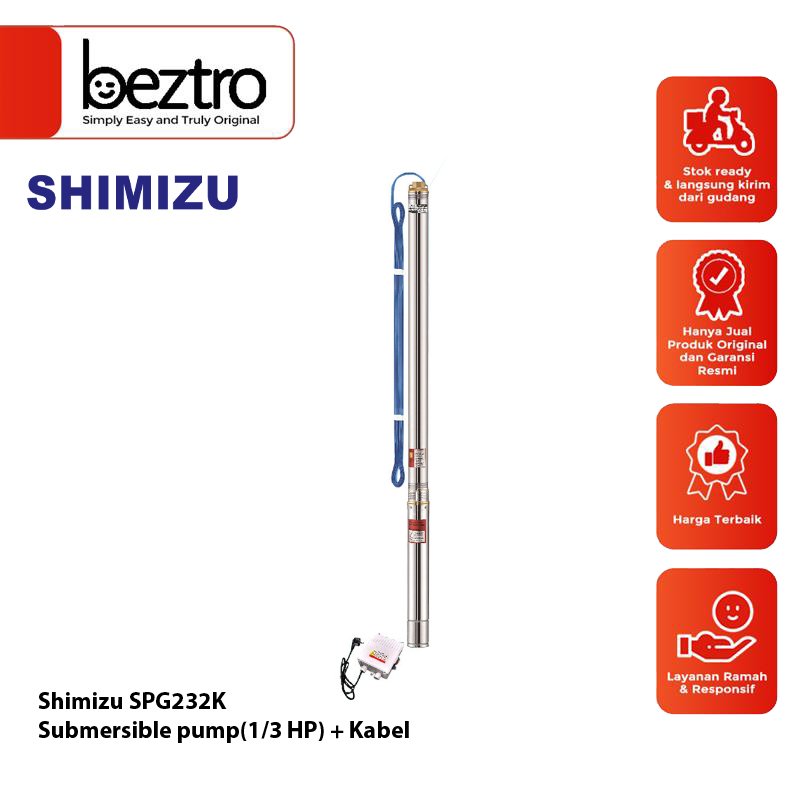 Shimizu - SPG232K Pompa Satelit Submersible pump(1/3 HP) + Kabel