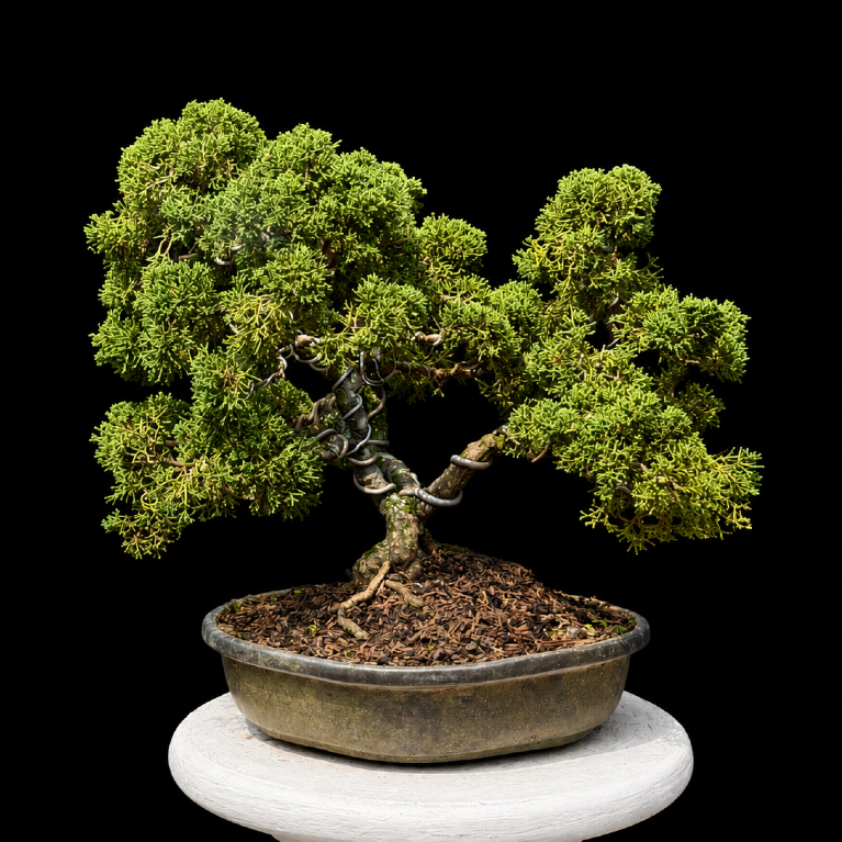 (BONSAI) Juniperus Chinensis 'Chinese Kishu' (Cemara Pingpong)