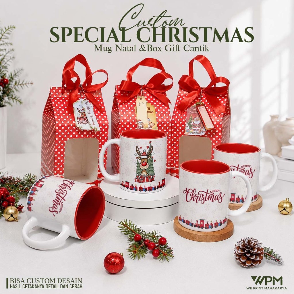 SOUVENIR NATAL CUSTOM / CUSTOM SOUVENIR MUG NATAL / CUSTOM SOUVENIR NATAL / SOUVENIR SEKOLAH MINGGU 