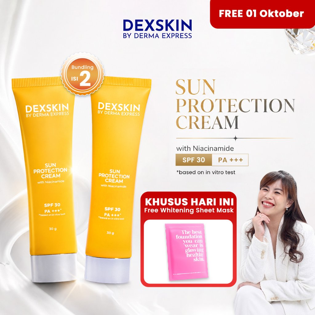 DEXSKIN by Derma Express Sun Protection Cream 30gr (Isi 2)