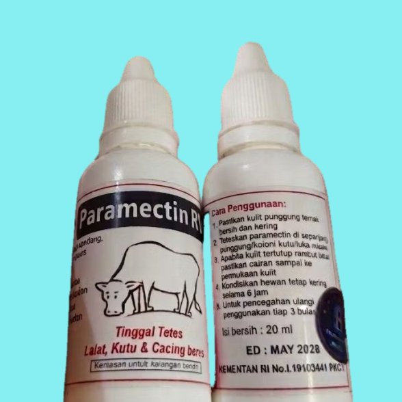 Paramectin RV Obat Kutu Scabies Caplak Sapi Kambing