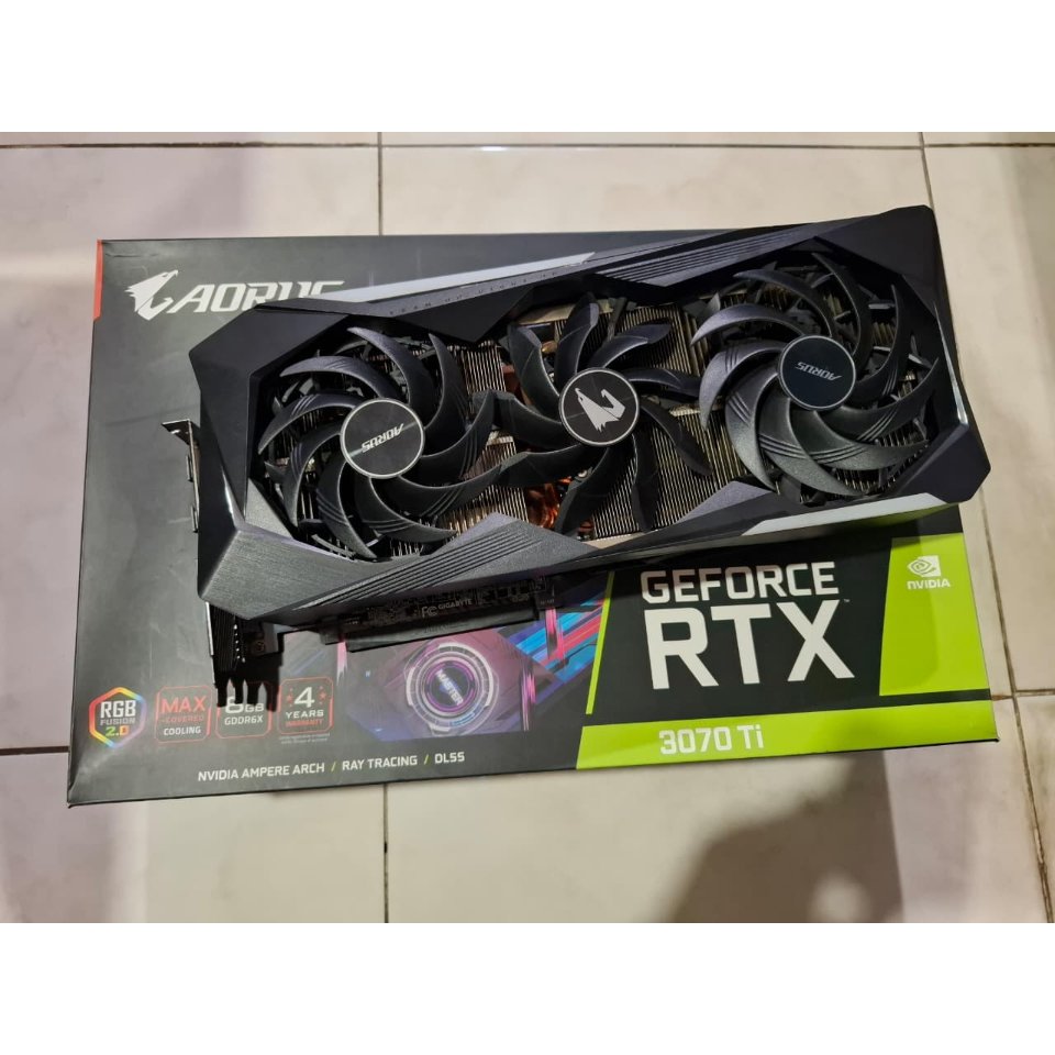 VGA GIGABYTE RTX 3070 TI / 3070Ti AORUS MASTER 8GB / 2ND