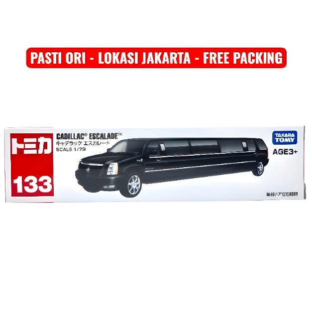 Takara Tomy Tomica Long 133 Cadillac Escalade Hitam