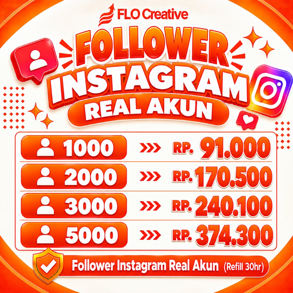 Instagram Follower Jasa Pengikut IG Real Akun Premium Bergaransi