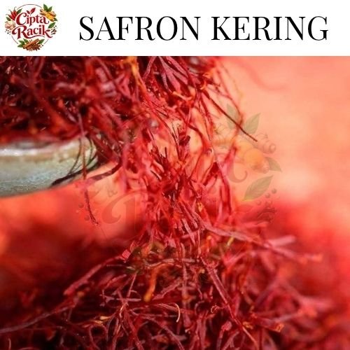 Bunga Saffron Kering Asli / Super Negin Saffron Premium 25g,50g,100g