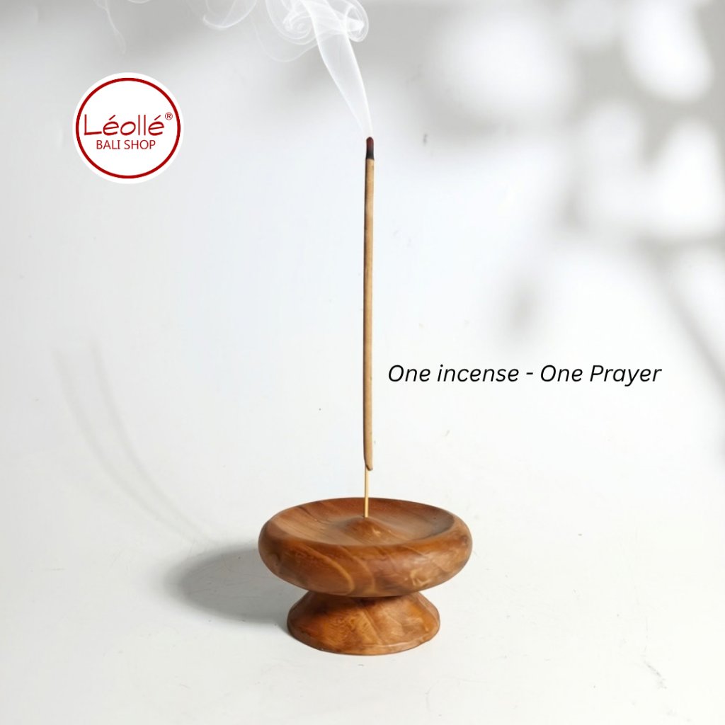Tempat Dupa Ukiran Kayu Mini Dulang Handmade Bali Tempat Dupa Stik Aromaterapi Kerajinan Tangan Bali