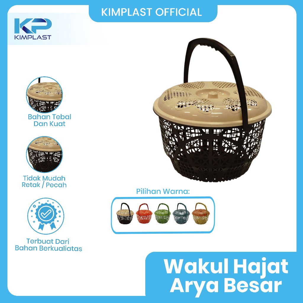 KIMPLAST Wakul Hajat Arya Besar/Wakul Nasi/Wakul Hajatan/Wakul Serbaguna