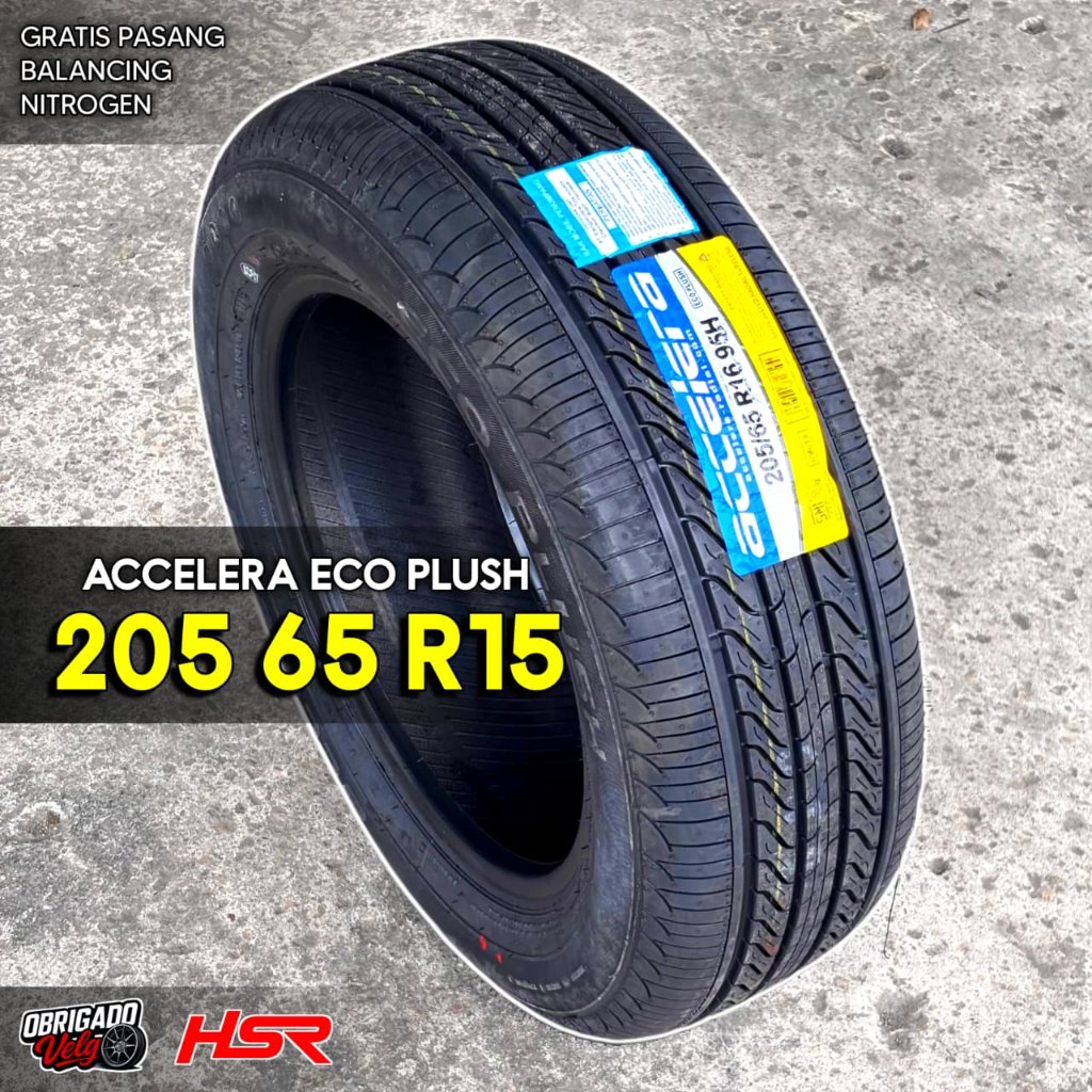 Ban mobil standran innova rush hrv crv merek ACCELERA ECO PLUS 205 65 Ring 16 / ban ring 16 ll obrig