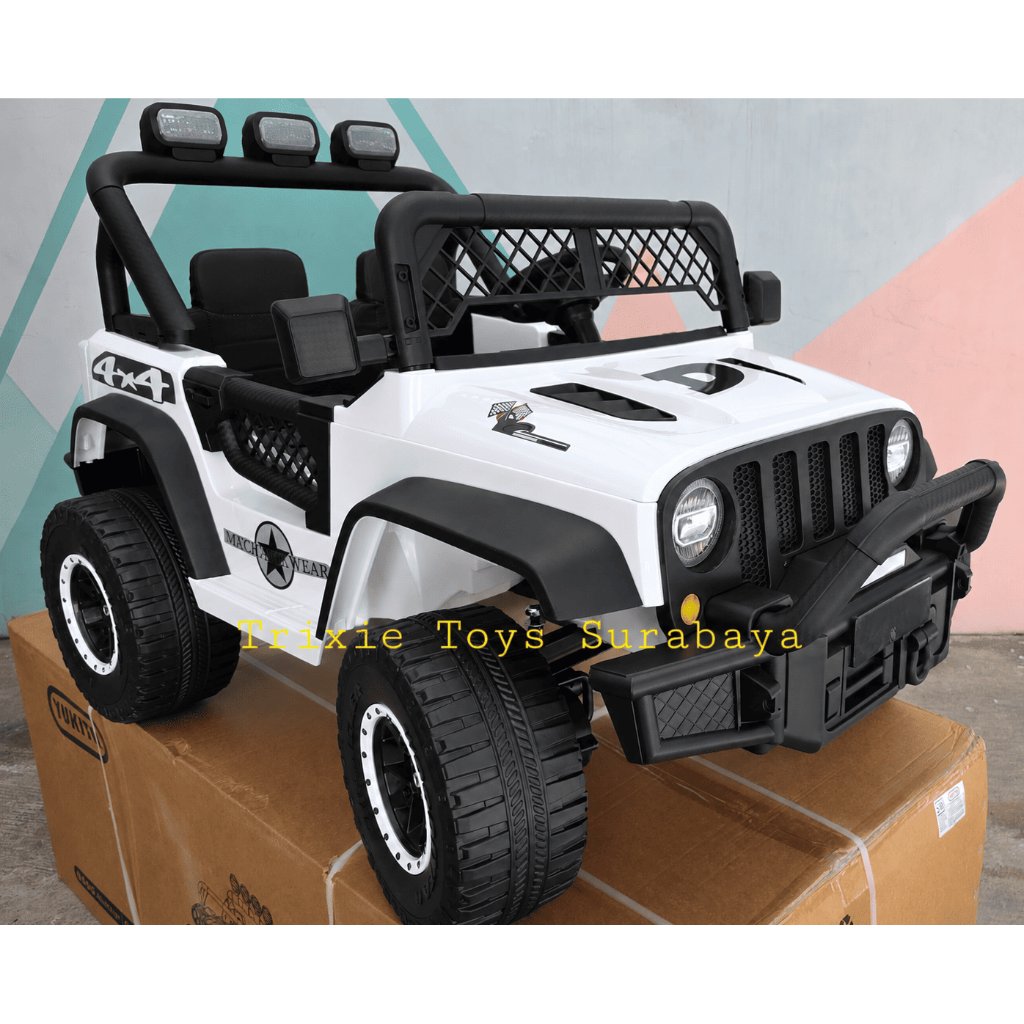 TRX-2108 Jeep Rubicon 2 Anak Mobil Aki Jeep Mainan Anak