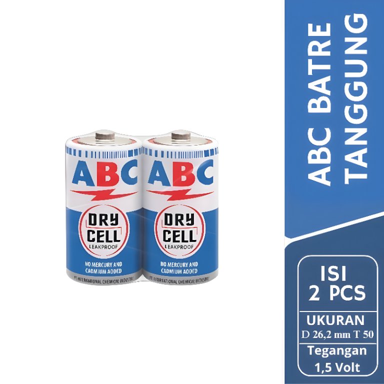 ABC BATRE TANGGUNG / ABC BATERAI TANGGUNG / ABC BATRE MURAH SET ISI 2
