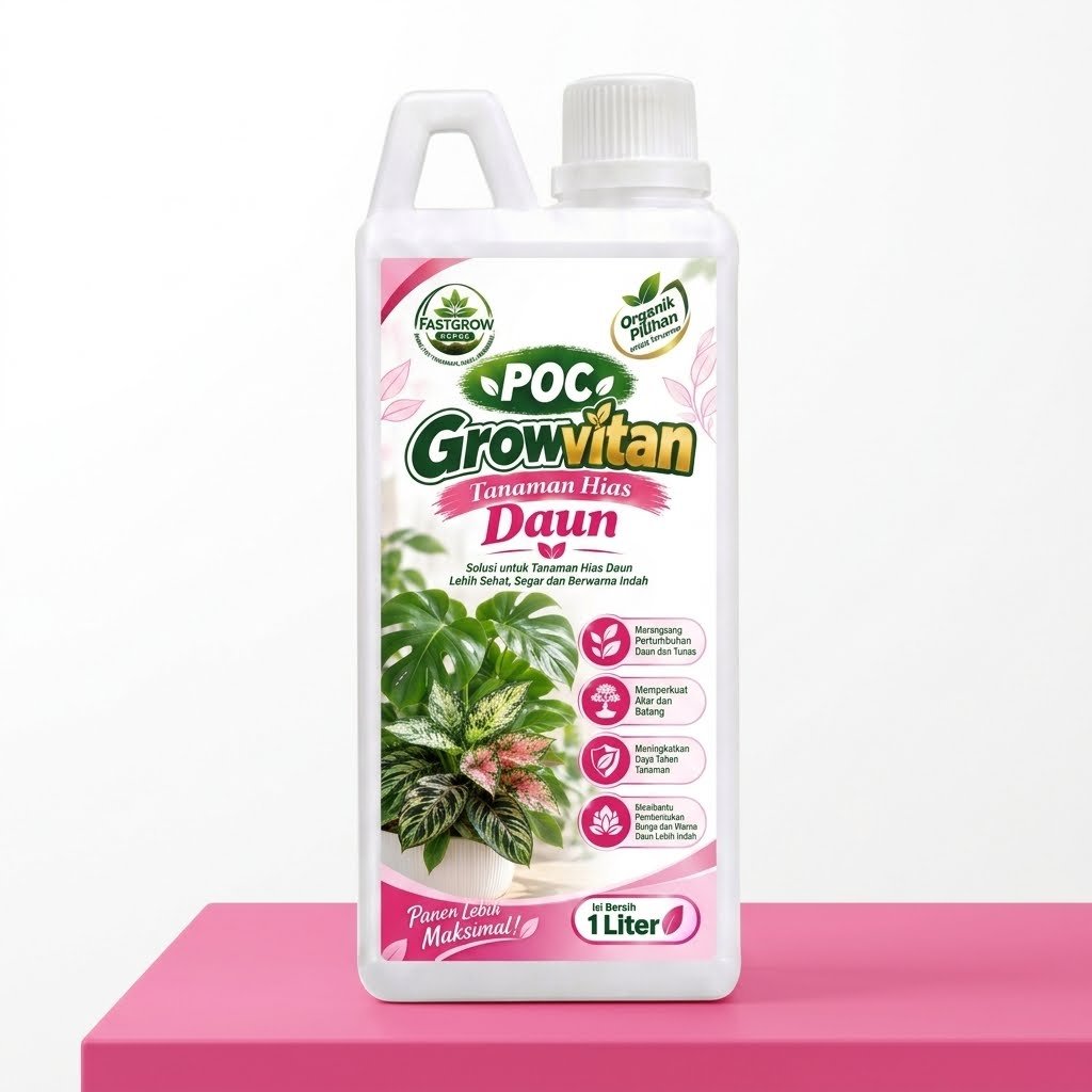 POC Tanaman Hias Daun, Booster Tanaman Hias Daun, Nutrisi Tanaman hias daun