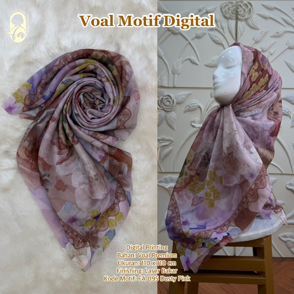 Farsya Adeeva - Voal Motif Digital LC FA 095