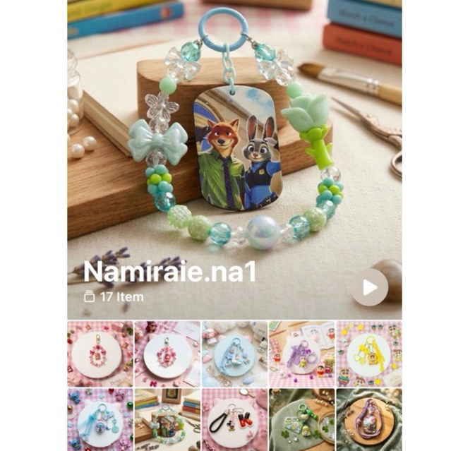 [ZOOTOPIA] BAG CHARM KEYCHAIN ZOOTOPIA GANCI LUCU