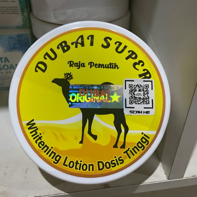 HB Dosting Dubai Super Kemasan Lama Ori BPOM | Body Lotion Pemutih Badan Permanen & Glowing mudah me