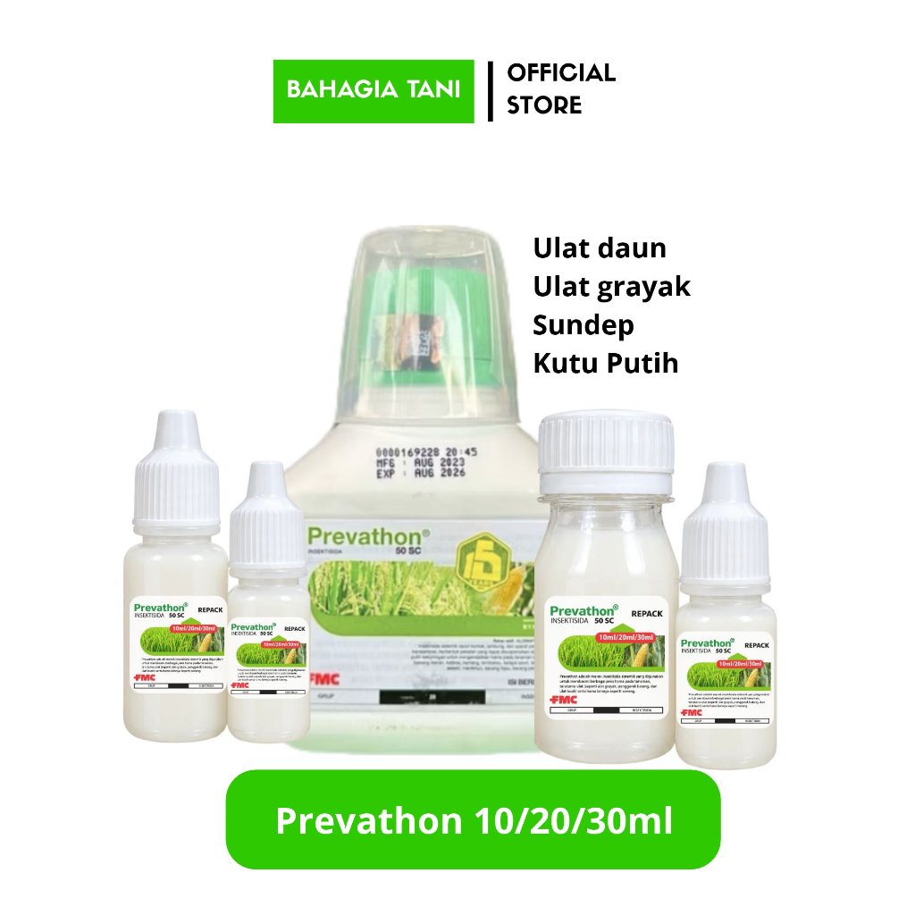 Insektisida PREVATHON 50 SC Repack 10ml /20ml/ 30ml - Sistemik Translaminar Bahan aktif Klorantranil