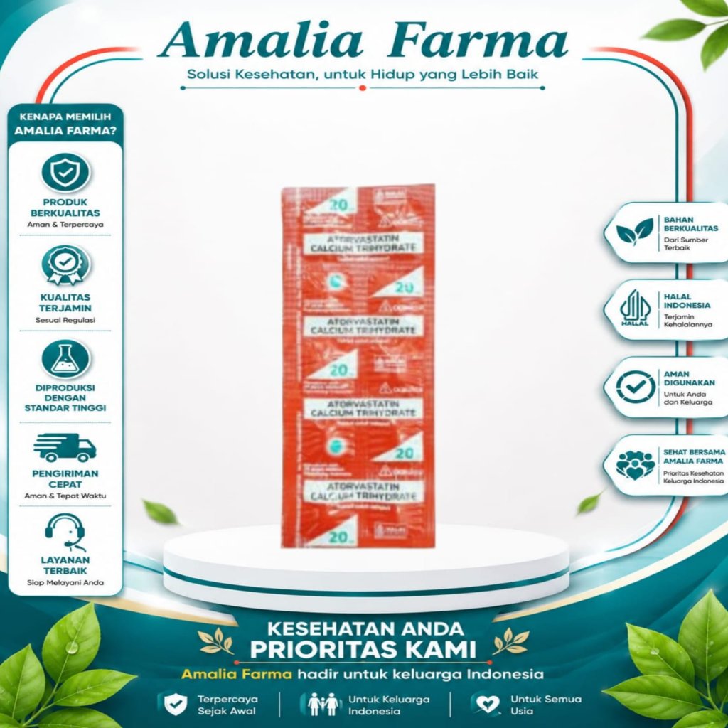 Atorvastatin20 MG/1LEMBAR