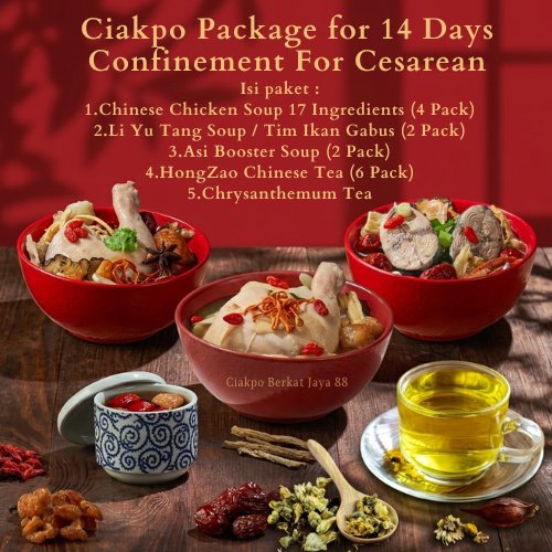 Ciakpo Package for 14 Days Confinement For Cesarean Delivery Paket Ciakpo Caesar