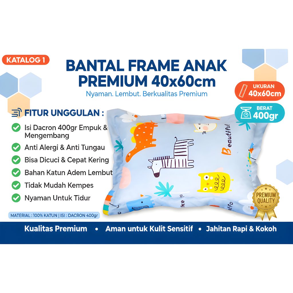 Bantal Frame isi dacron