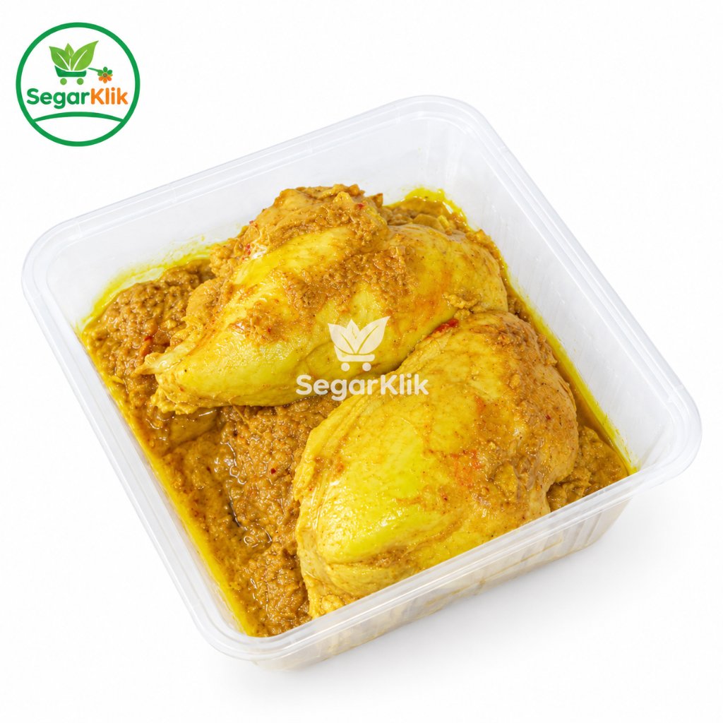 Dada ayam ungkep bumbu kuning 500 gram