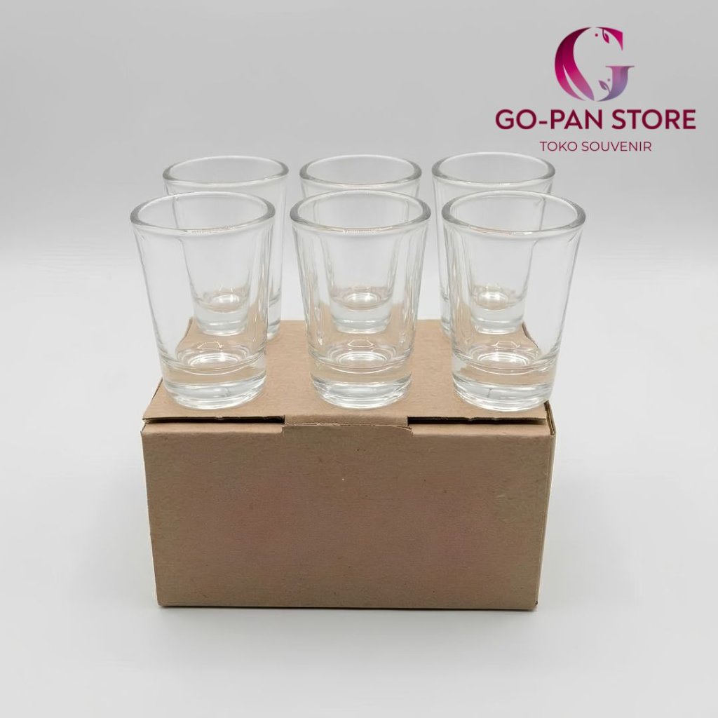 GODJILLA Gelas Sloki Kaca Kedaung Ukuran Kecil 30 ml / Gelas Sloki Shoot