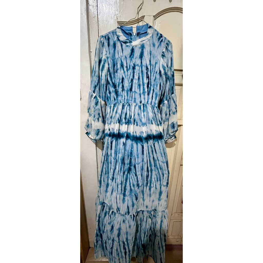 Dress Biru Laut [Pre-Loved]