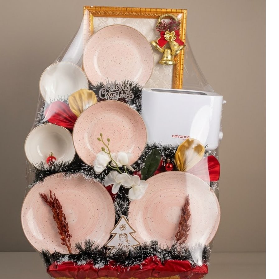 Parcel Tea Set Natal 2026/ Parcel Cangkir / Parcel Piring Tatakan / Hampers Natal / Parsel Natal 202