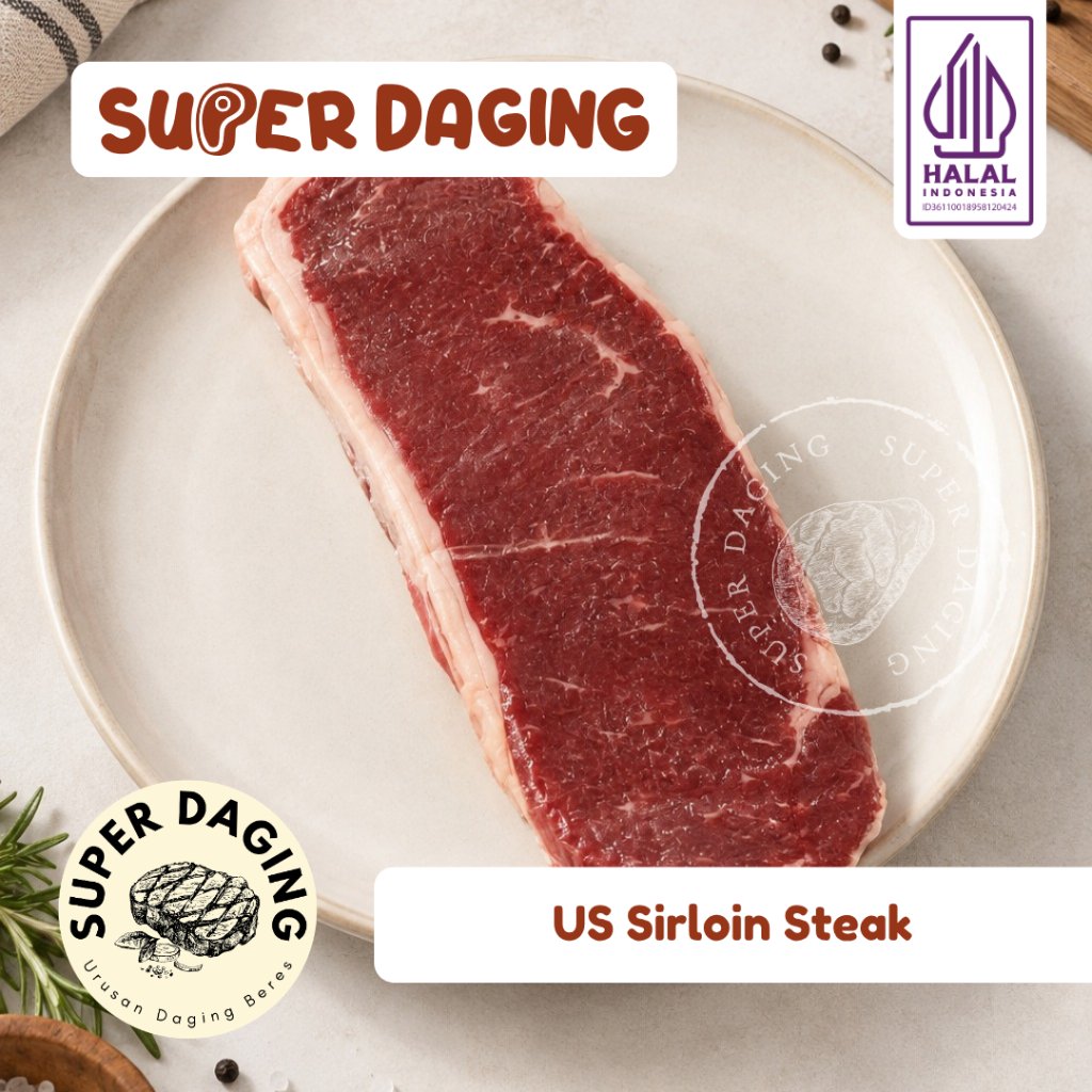 SUPER DAGING US Sirloin Steak Premium HALAL