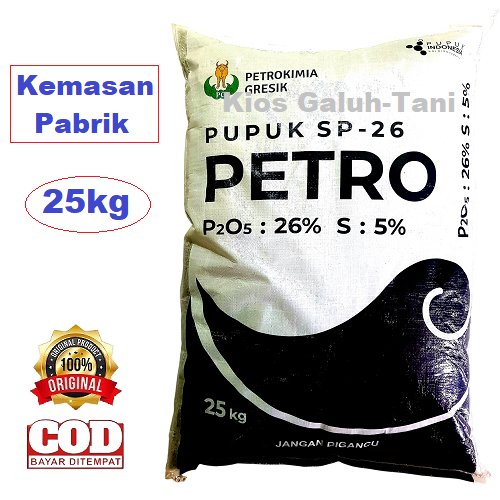 Pupuk SP-26 Petro 25kg Kemasan Pabrik